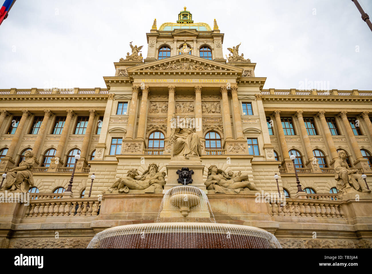 Musée national tchèque à Prague, République Tchèque Banque D'Images