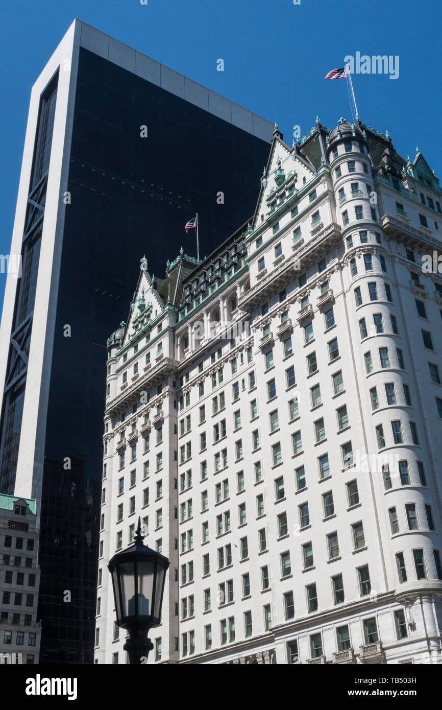 Plaza Hotel à Grand Army Plaza, New York, États-Unis Banque D'Images