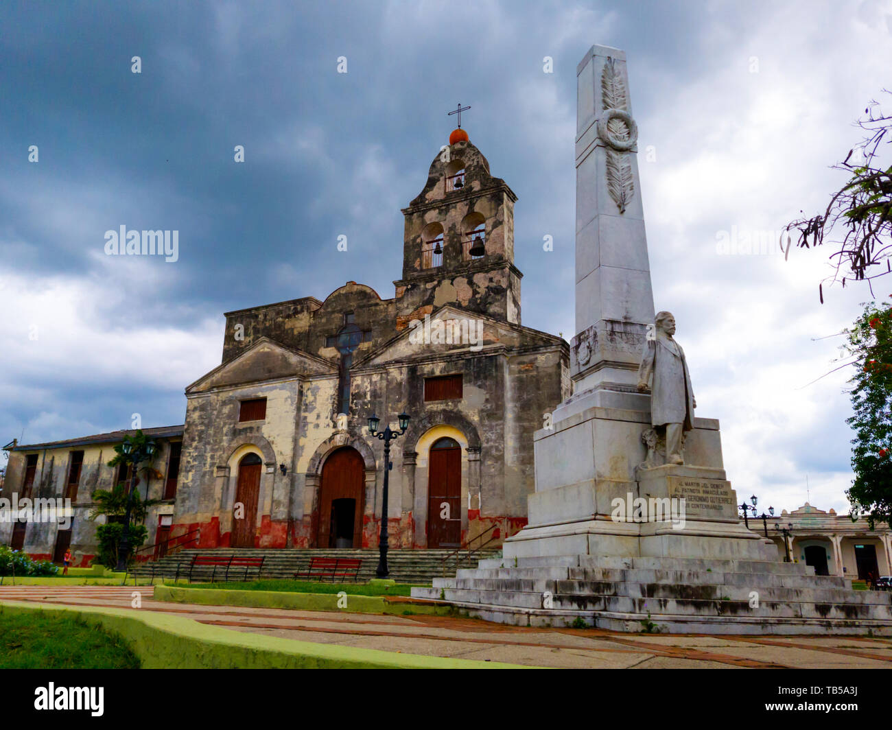 Santa Clara, Cuba, mai 17,2019 : Église catholique La Pastora à Santa Banque D'Images
