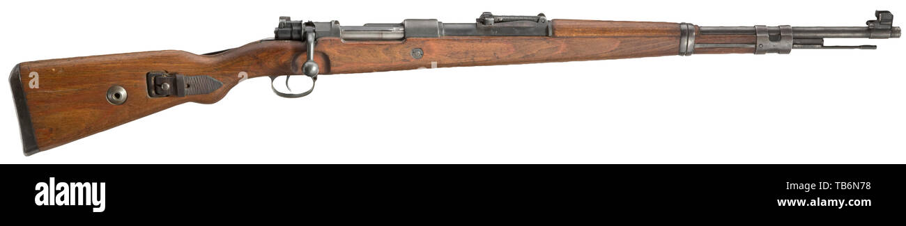 Les armes de service, de l'Allemagne jusqu'en 1945, le fusil raccourcie 98 de la SS, calibre 8 x 57, numéro 1884, Editorial-Use-seulement Banque D'Images