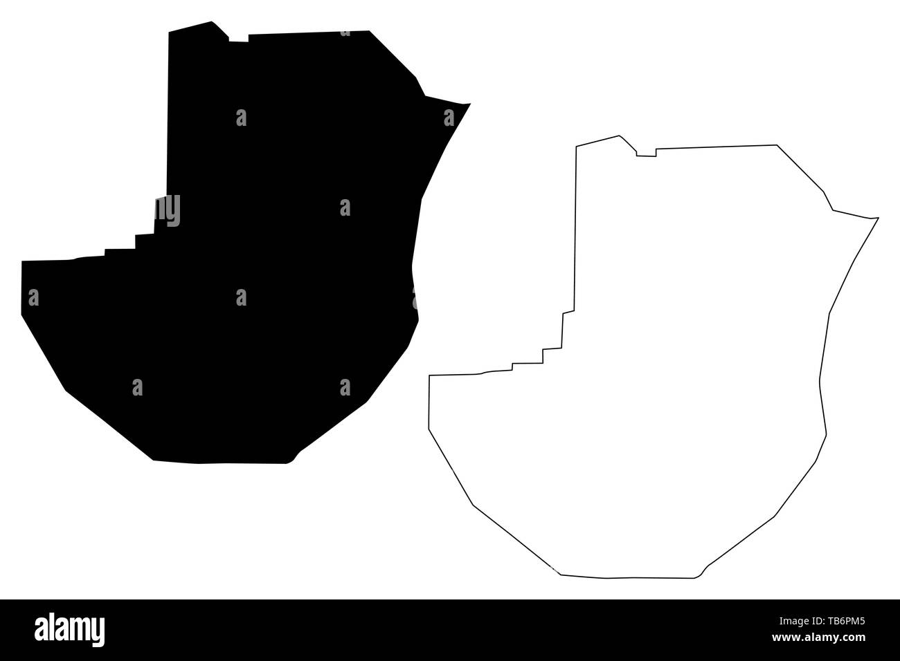 Ville Baïkonour (République du Kazakhstan, les régions du Kazakhstan) map vector illustration gribouillage, croquis Moscow map Illustration de Vecteur