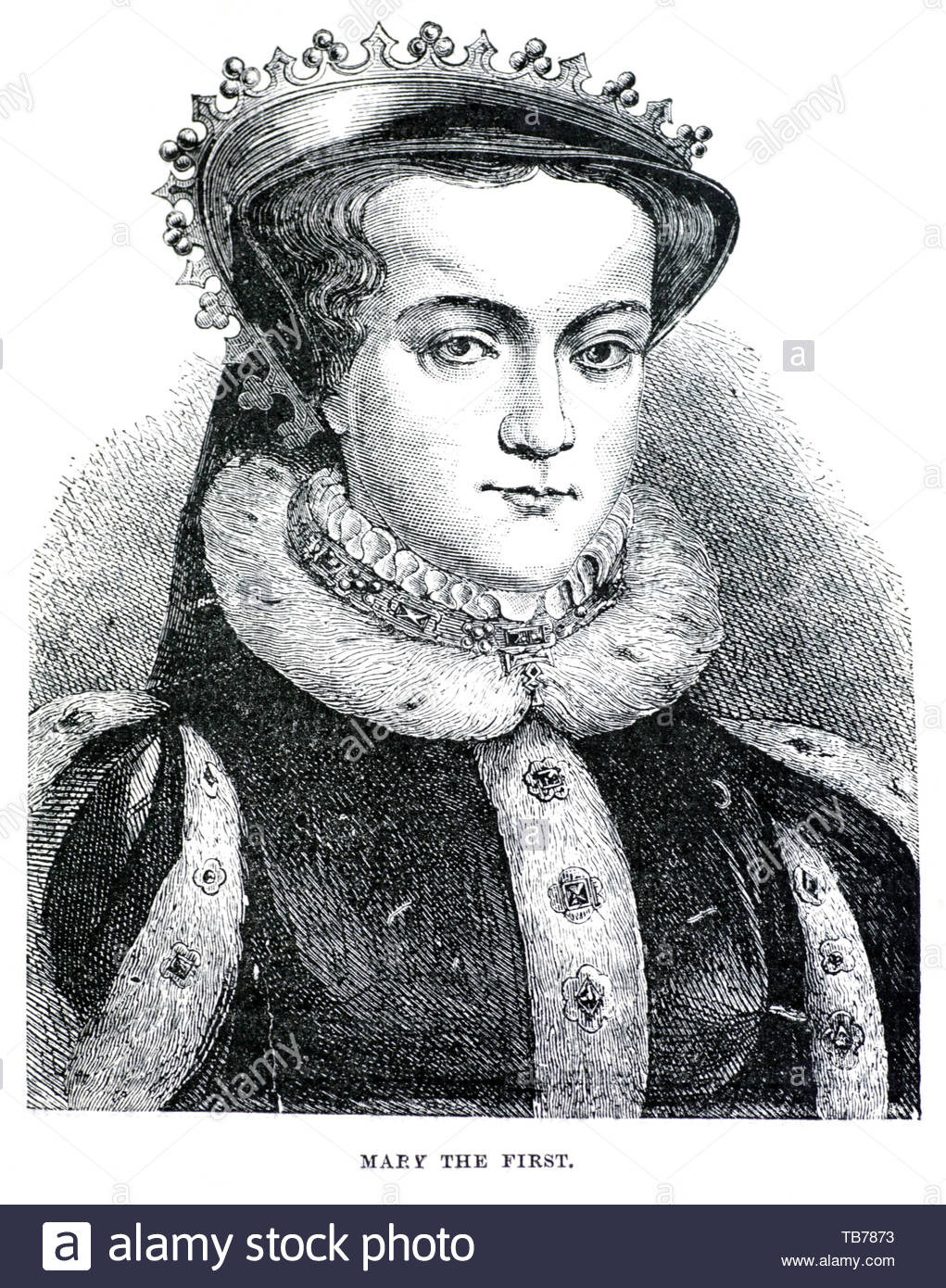 Mary I, 1516 - 1558, a été la reine d'Angleterre et d'Irlande de 1553 jusqu'à sa mort Banque D'Images