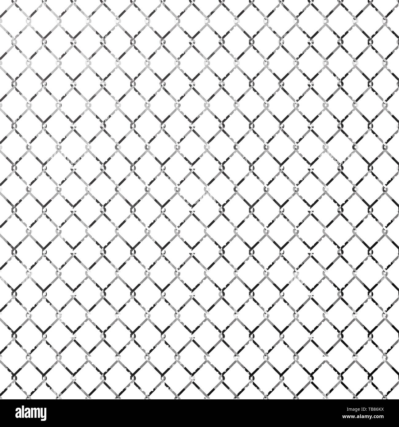 Wire Mesh métal acier sur fond blanc. Vector illustration. Illustration de Vecteur