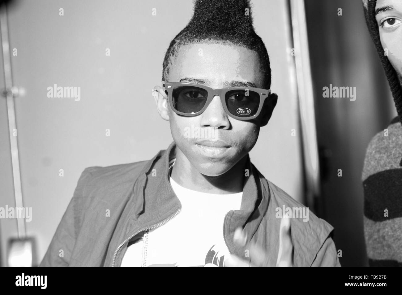 Lil Twist sur l'ensemble de Lil Wayne's music video 'Prom Queen' à la Birmingham High School‎ à Van Nuys, CA le 13 février 2009. Banque D'Images