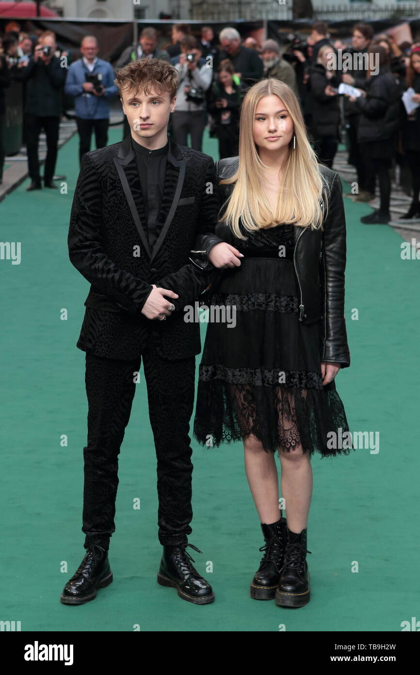 UK Premiere de "tolkien" au Curzon Mayfair à Londres avec : Ty Tennant, Lola Thatcher Où : London, Royaume-Uni Quand : 29 Avr 2019 Crédit : WENN.com Banque D'Images