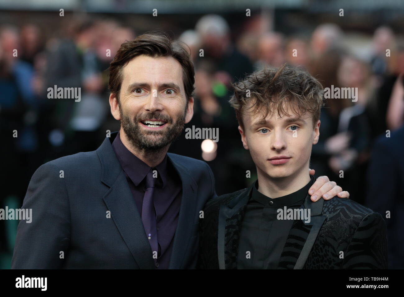 UK Premiere de "tolkien" au Curzon Mayfair à Londres avec : David Tennant, Ty Tennant Où : London, Royaume-Uni Quand : 29 Avr 2019 Crédit : WENN.com Banque D'Images