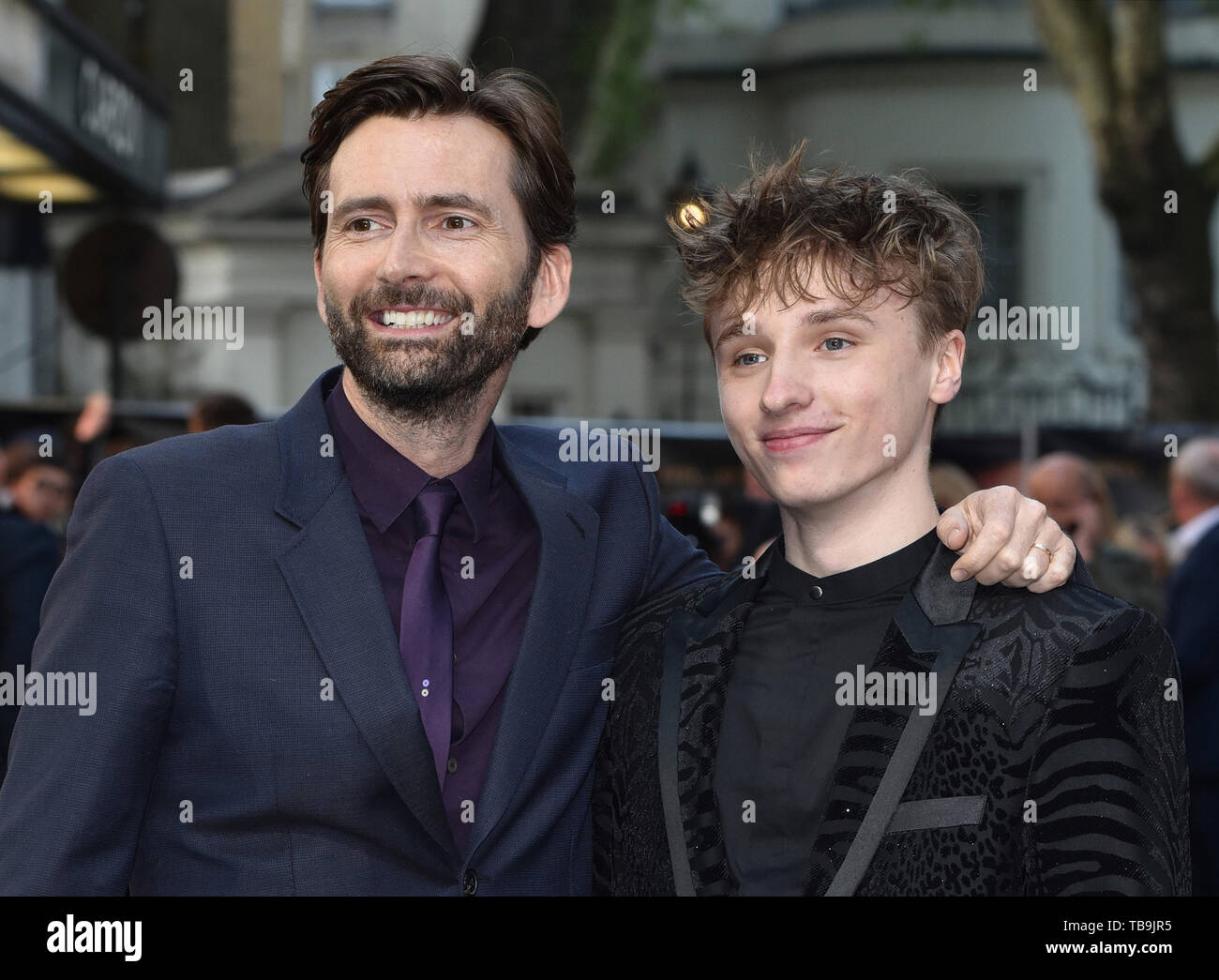 UK Premiere de "tolkien" au Curzon Mayfair à Londres avec : David Tennant, Ty Tennant Où : London, Royaume-Uni Quand : 29 Avr 2019 Crédit : WENN.com Banque D'Images