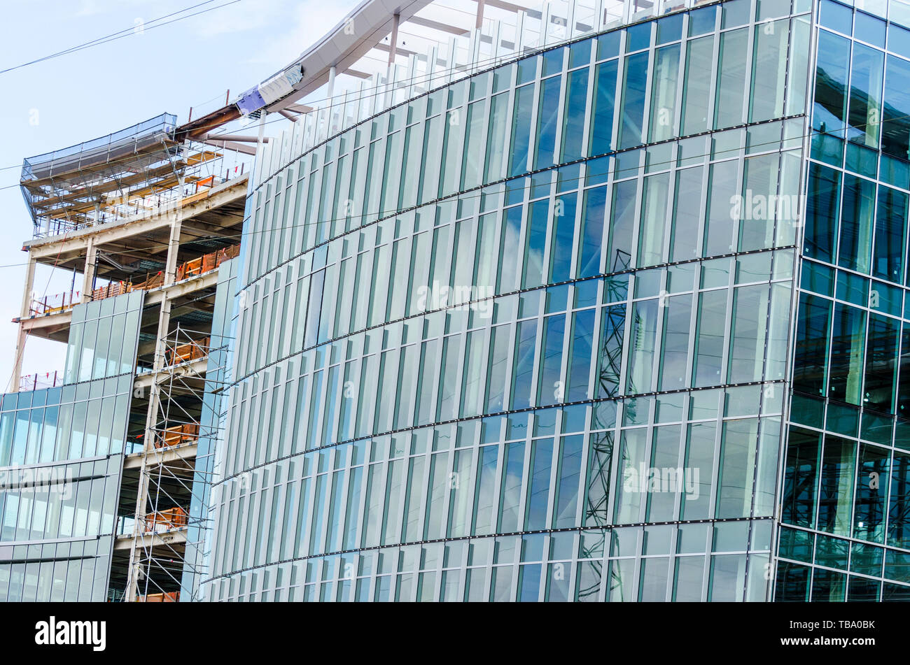 Facebook nouvelle construction à Menlo Park en Californie USA Banque D'Images