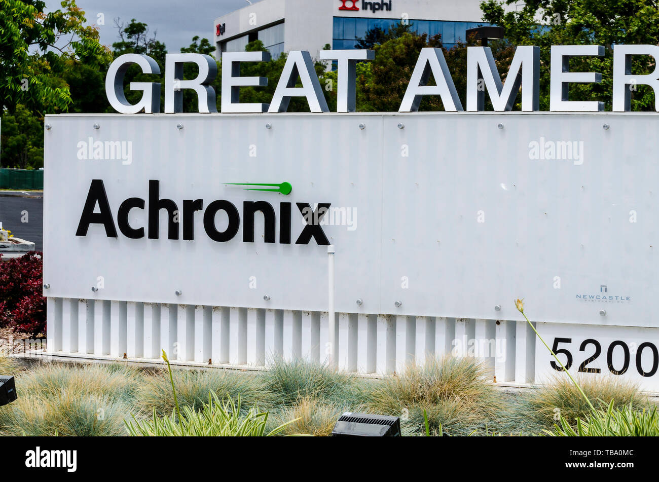 Dans la Silicon Valley de Californie Banque D'Images