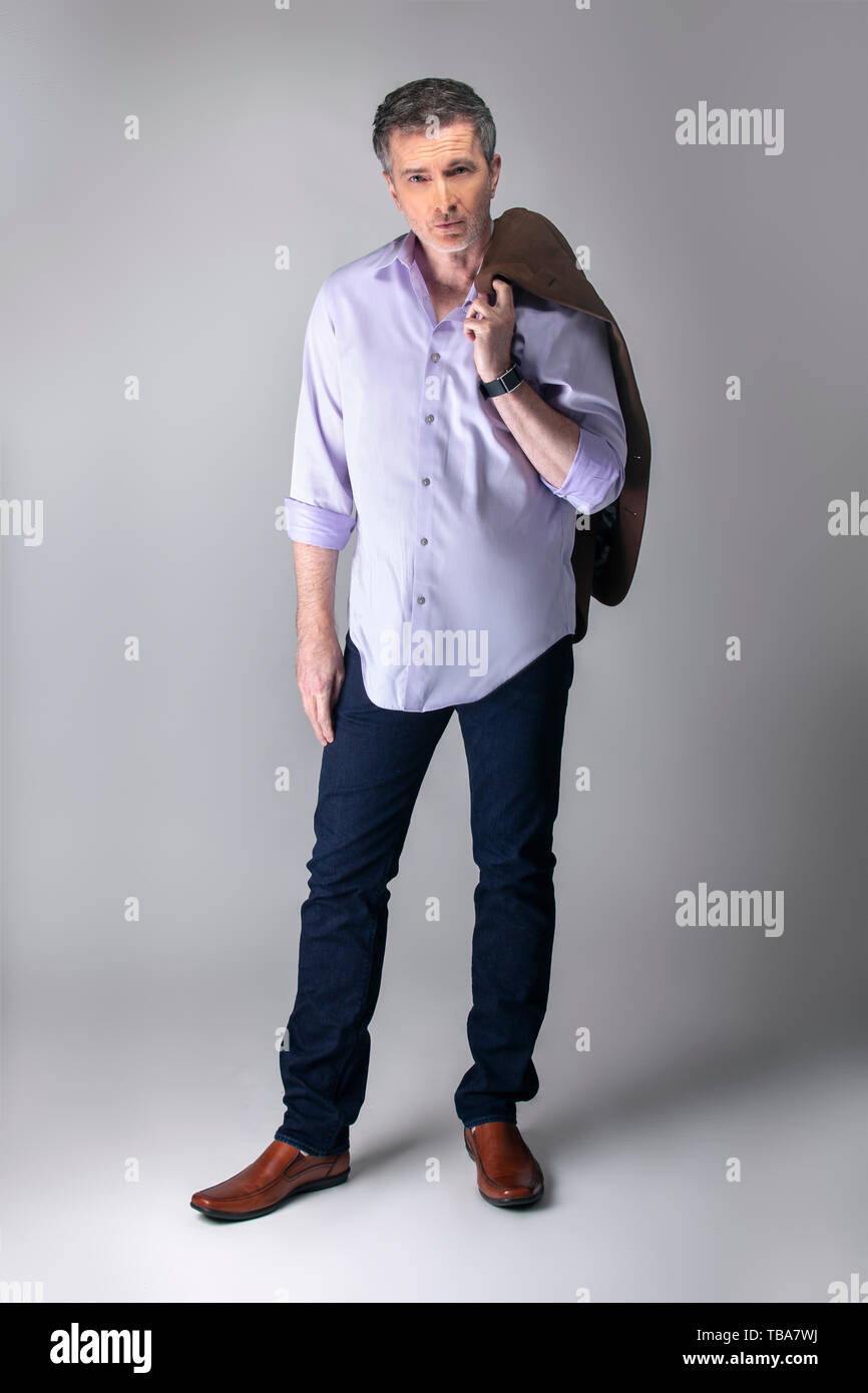 untucked shirt à manches longues 