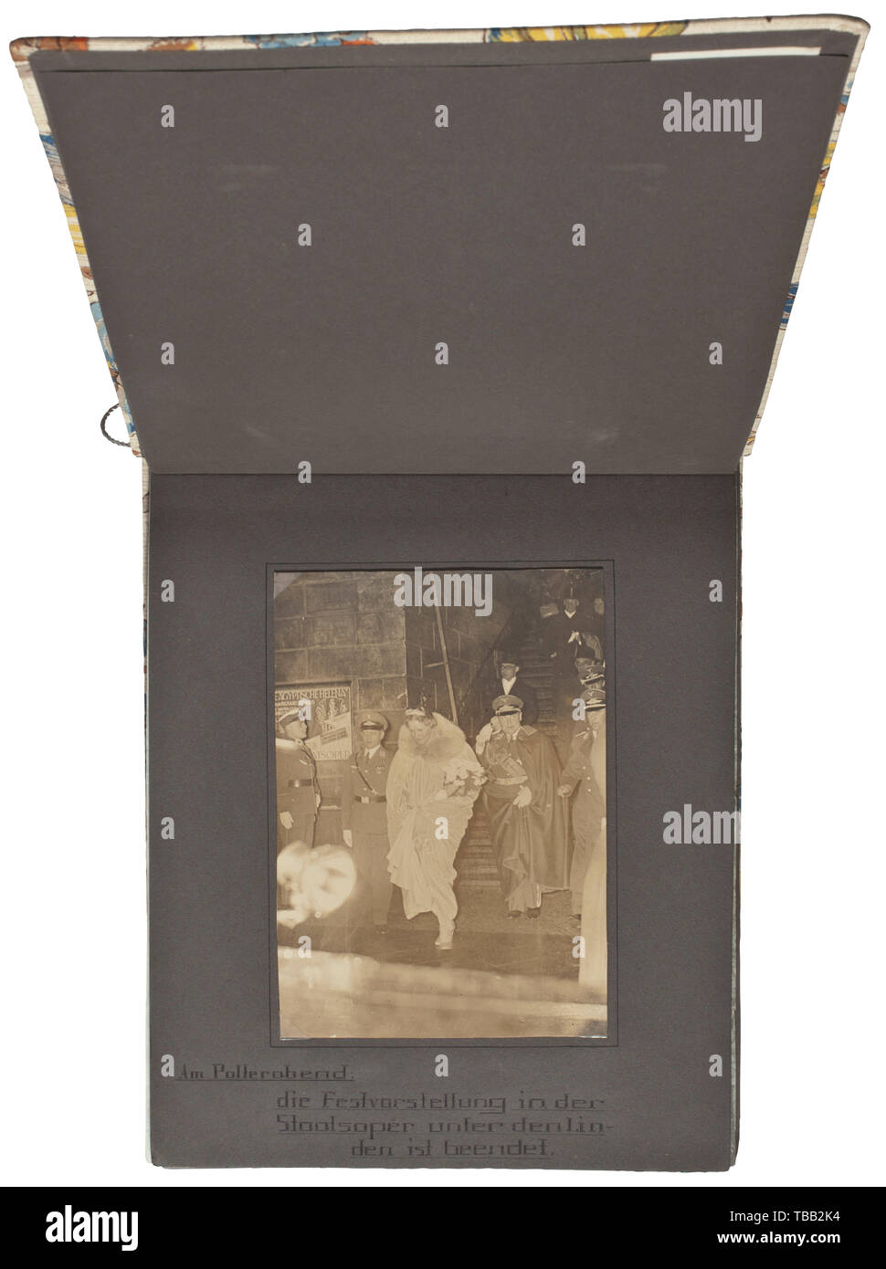 Hermann Göring - Emmy Sonnemann - un mariage album photo de l'Ernst Udet 30 possesions de grand-format phot 20e siècle, Editorial-Use-seulement Banque D'Images