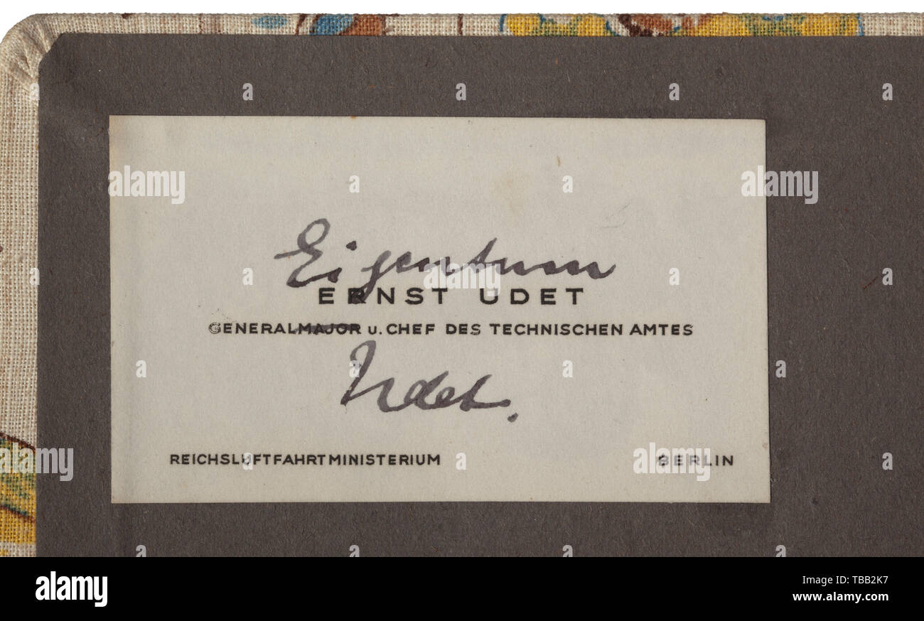 Hermann Göring - Emmy Sonnemann - un mariage album photo de l'Ernst Udet 30 possesions de grand-format phot 20e siècle, Editorial-Use-seulement Banque D'Images