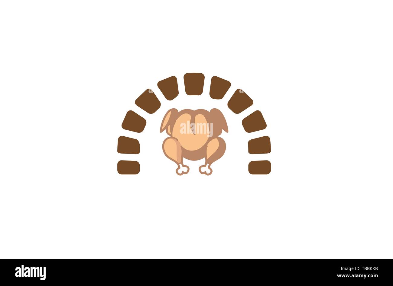 Poulet grillé au four de la création d'aliments La Turquie Logo Design Illustration vecteur symbole Illustration de Vecteur Poulet grillé au four de la création d'aliments La Turquie Logo Design Illustration vecteur symbole Illustration de Vecteur