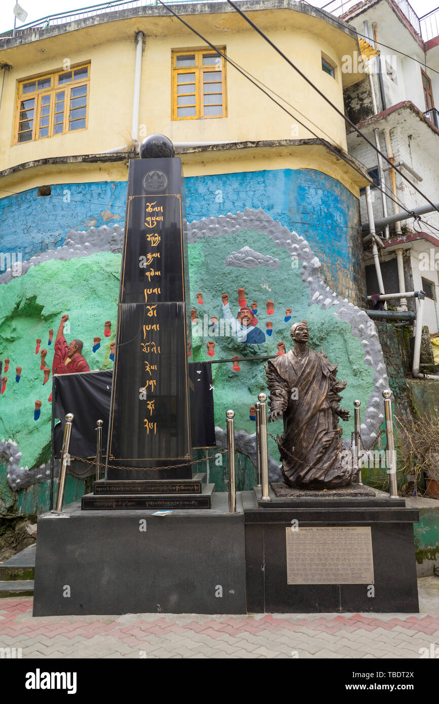 L'Himachal Pradesh, India / Inde - 0318 2019, le Dalaï Lama Temple de McLeod Ganj Banque D'Images