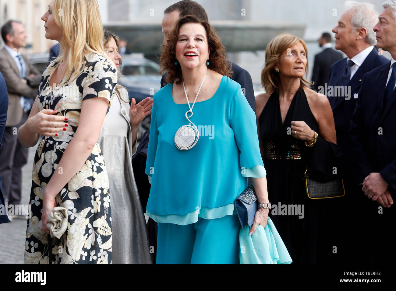 Rome, Italie. 01 Juin, 2019. L'actrice Stefania Sandrelli Rome le 1 juin 2019. Fête annuelle au Quirinale Gardens. Foto Samantha Zucchi Insidefoto insidefoto Crédit : srl/Alamy Live News Banque D'Images