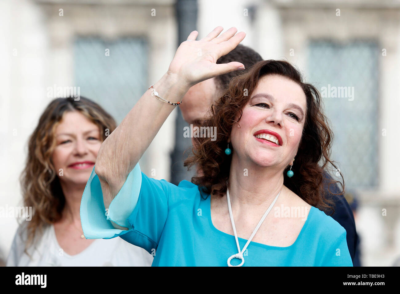 Rome, Italie. 01 Juin, 2019. L'actrice Stefania Sandrelli Rome le 1 juin 2019. Fête annuelle au Quirinale Gardens. Foto Samantha Zucchi Insidefoto insidefoto Crédit : srl/Alamy Live News Banque D'Images