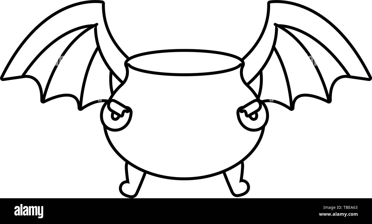 La conception médiévale, ancien pot traditionnel de la chance de l'histoire ancienne et de l'Europe thème Vector illustration Illustration de Vecteur