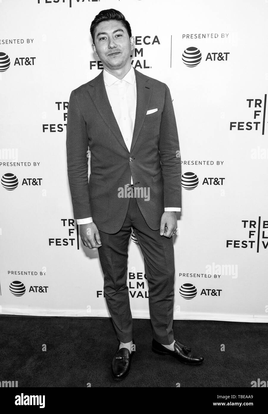 New York, NY - 27 Avril 2019 : Dossier Réalisateur Takashi assiste à la première mondiale de "seulement" au cours de la 2019 Tribeca Film Festival au Théâtre SVA Banque D'Images