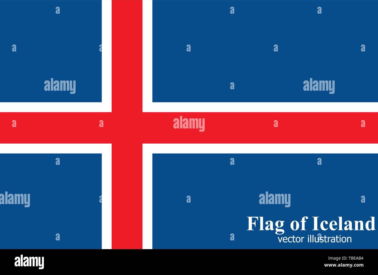 Arrière-plan lumineux avec le drapeau de l'Islande. Heureux l'Islande jour arrière-plan. Bouton lumineux avec drapeau. Illustration de Vecteur