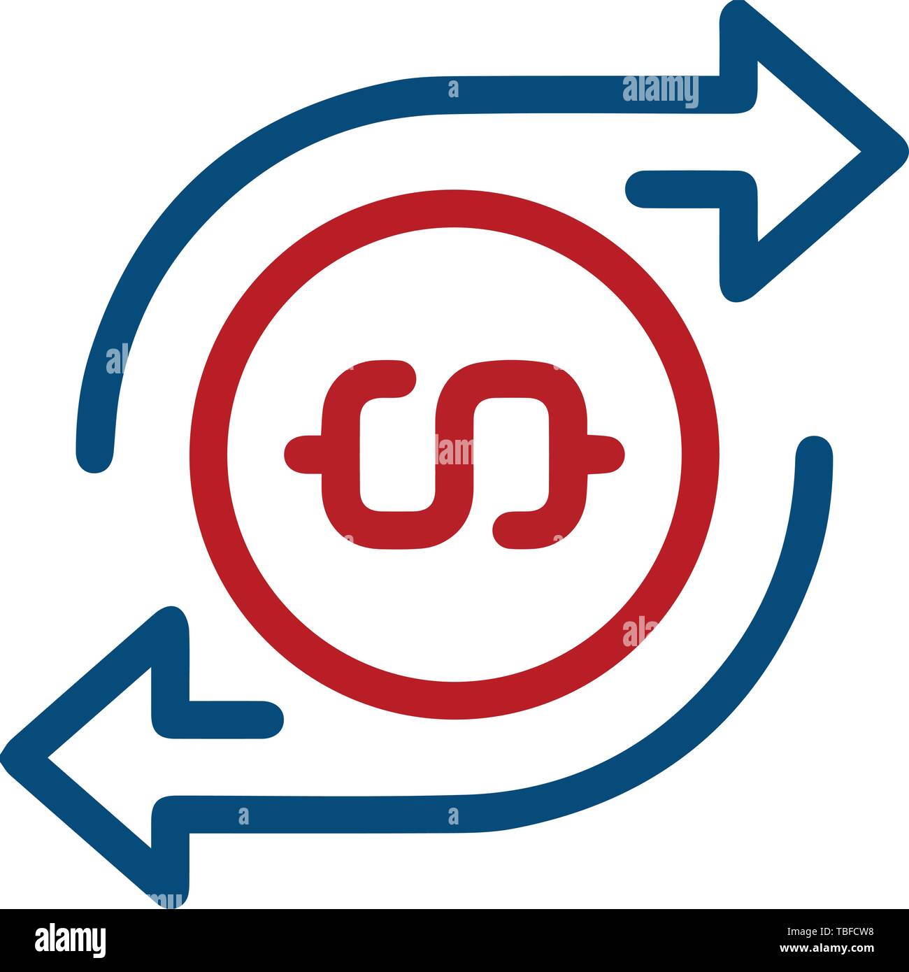 Connect est un logo abstrait mais peut également être utilisé comme la lettre C logo. Son design est simple et facile à configurer Illustration de Vecteur