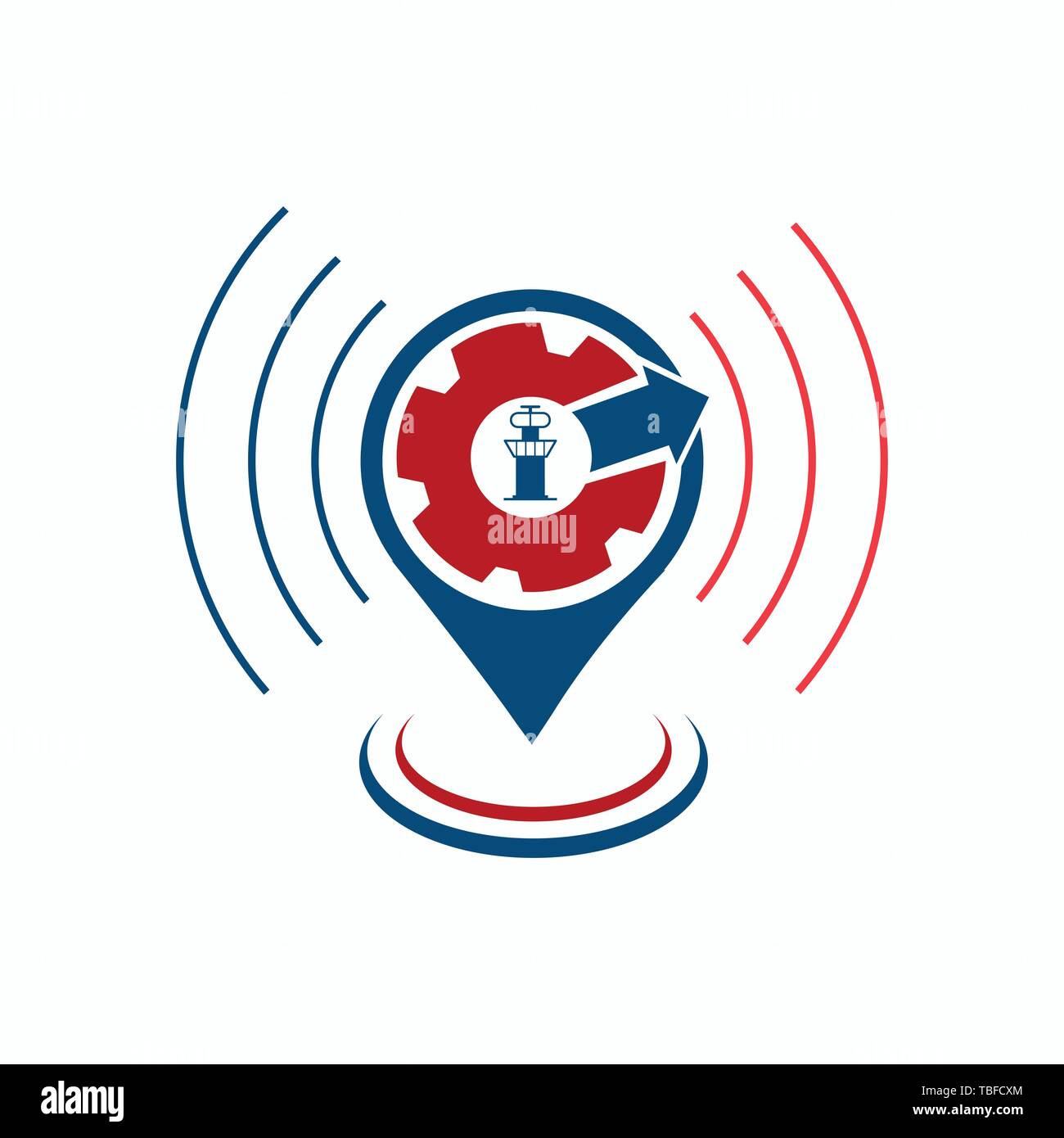 Connect est un logo abstrait mais peut également être utilisé comme la lettre C logo. Son design est simple et facile à configurer Illustration de Vecteur