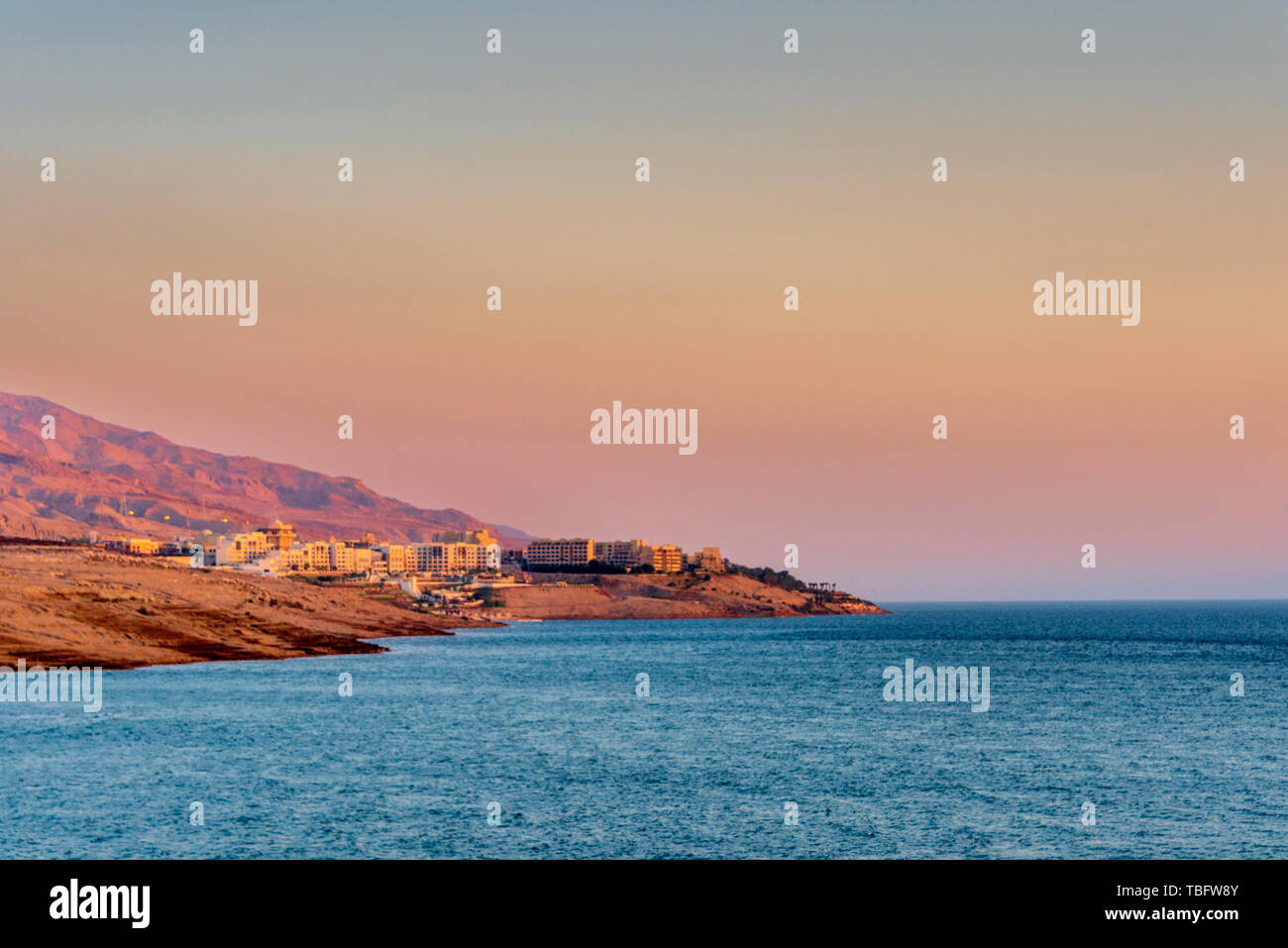 Mer Morte, Jordanie Banque D'Images