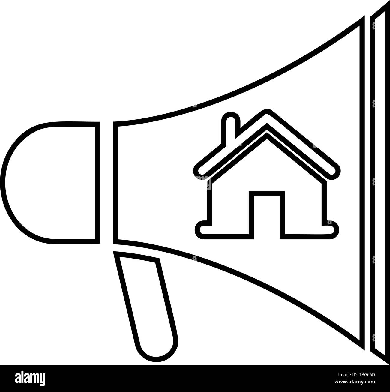 Concept marketing immobilier - connexion Illustration de Vecteur