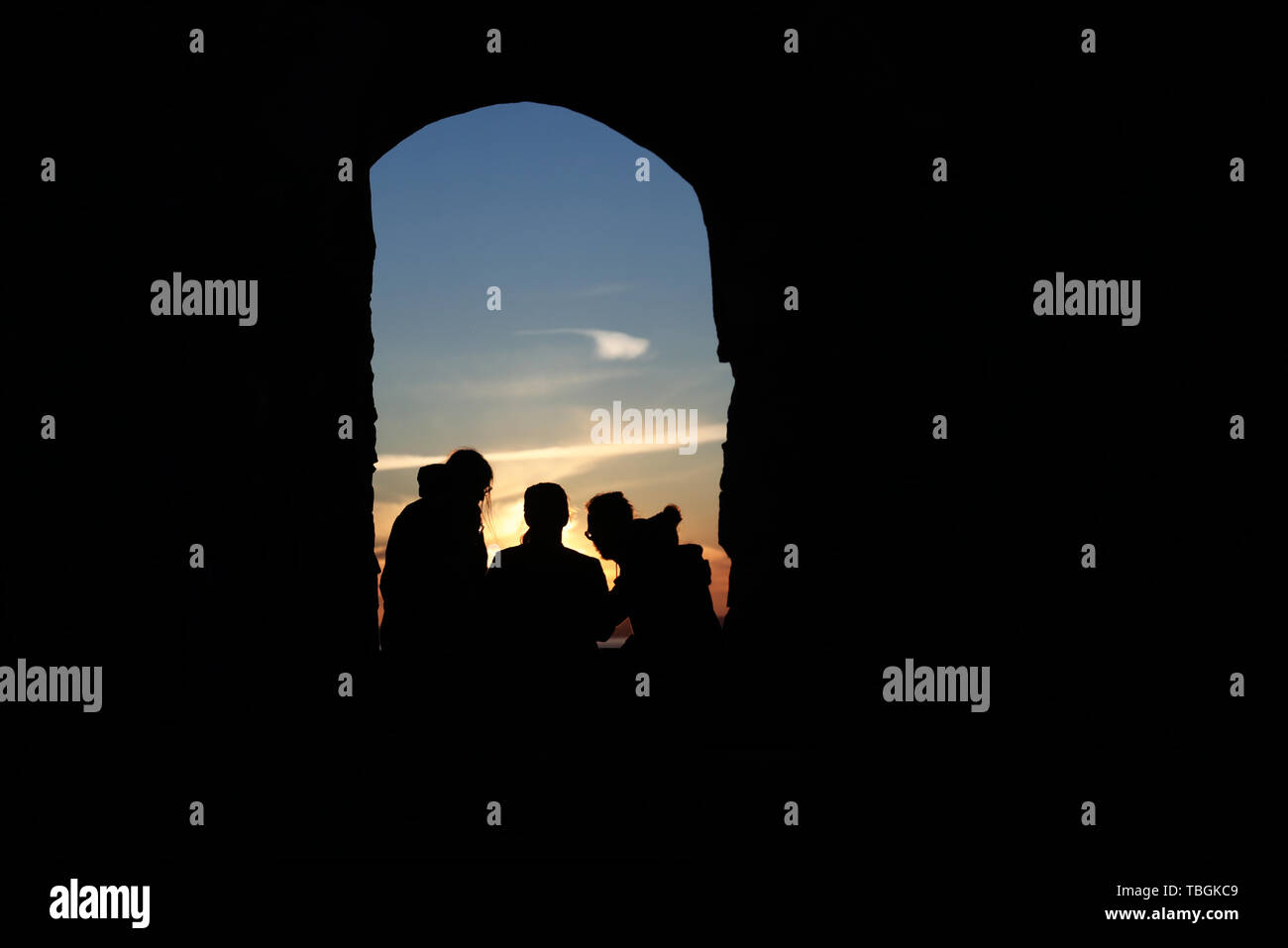 La vie quotidienne en ruine Brahehus. Brahehus est un ancien château, aujourd'hui ruine, à l'Europe de la route 4, à trois kilomètres au nord de Gränna. La ruine est situé à Gränna à Jönköping, Suède municipalité. Banque D'Images