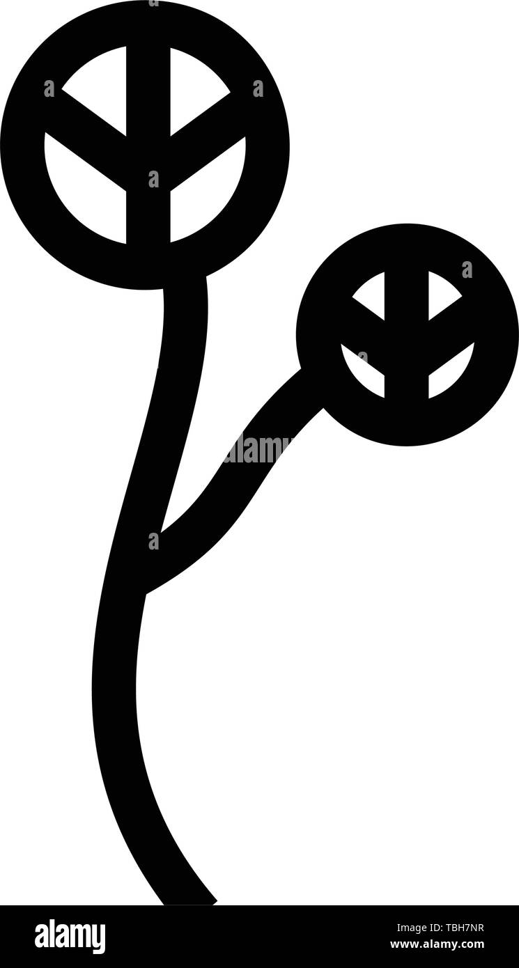 L'icône arbre Vector - Plantes sign Illustration de Vecteur