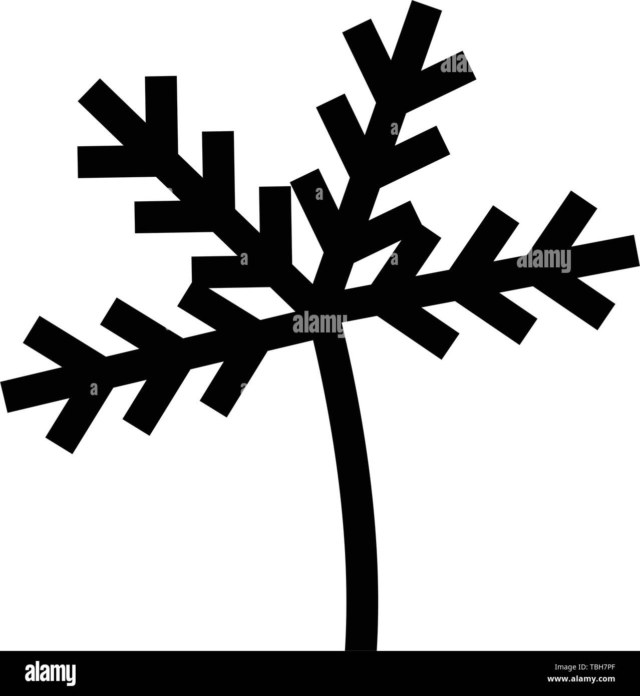 L'icône arbre Vector - Plantes sign Illustration de Vecteur