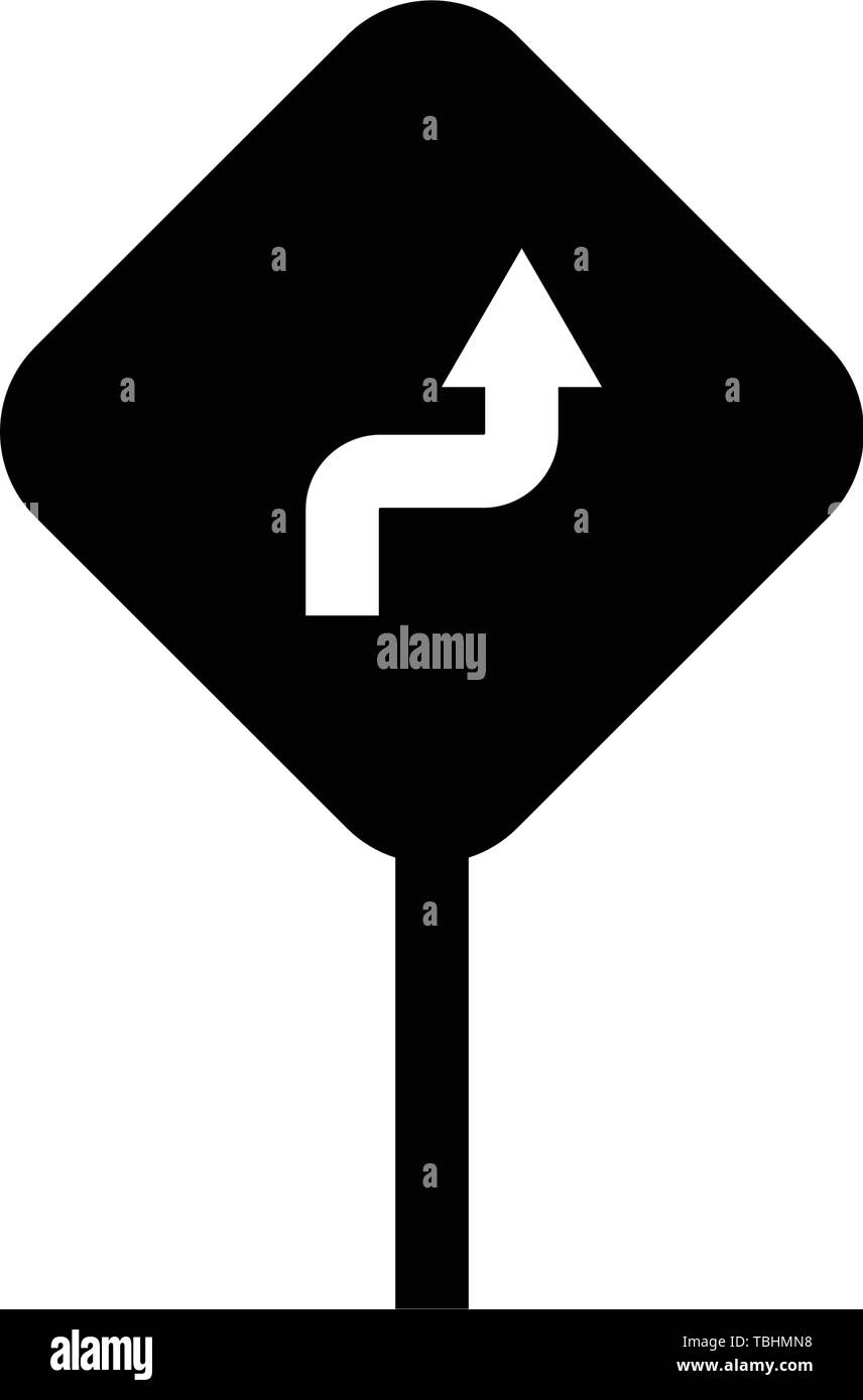 L'icône Panneau de signalisation routière - - vector Illustration de Vecteur