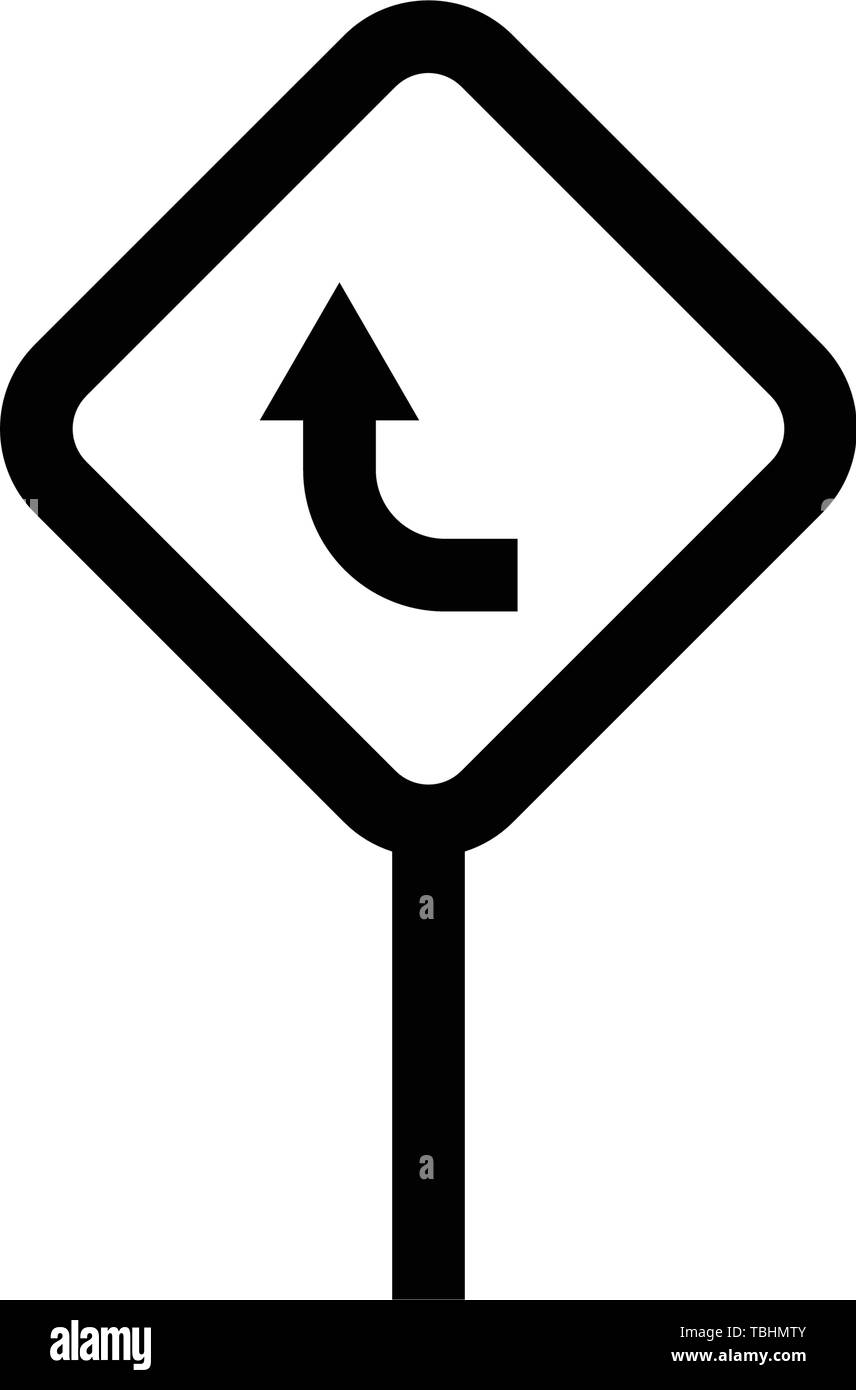 L'icône Panneau de signalisation routière - - vector Illustration de Vecteur