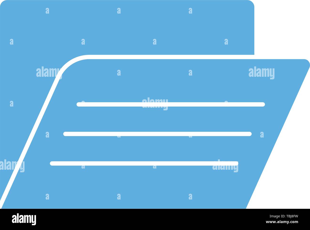 L'icône de fichier de document - vector Illustration de Vecteur