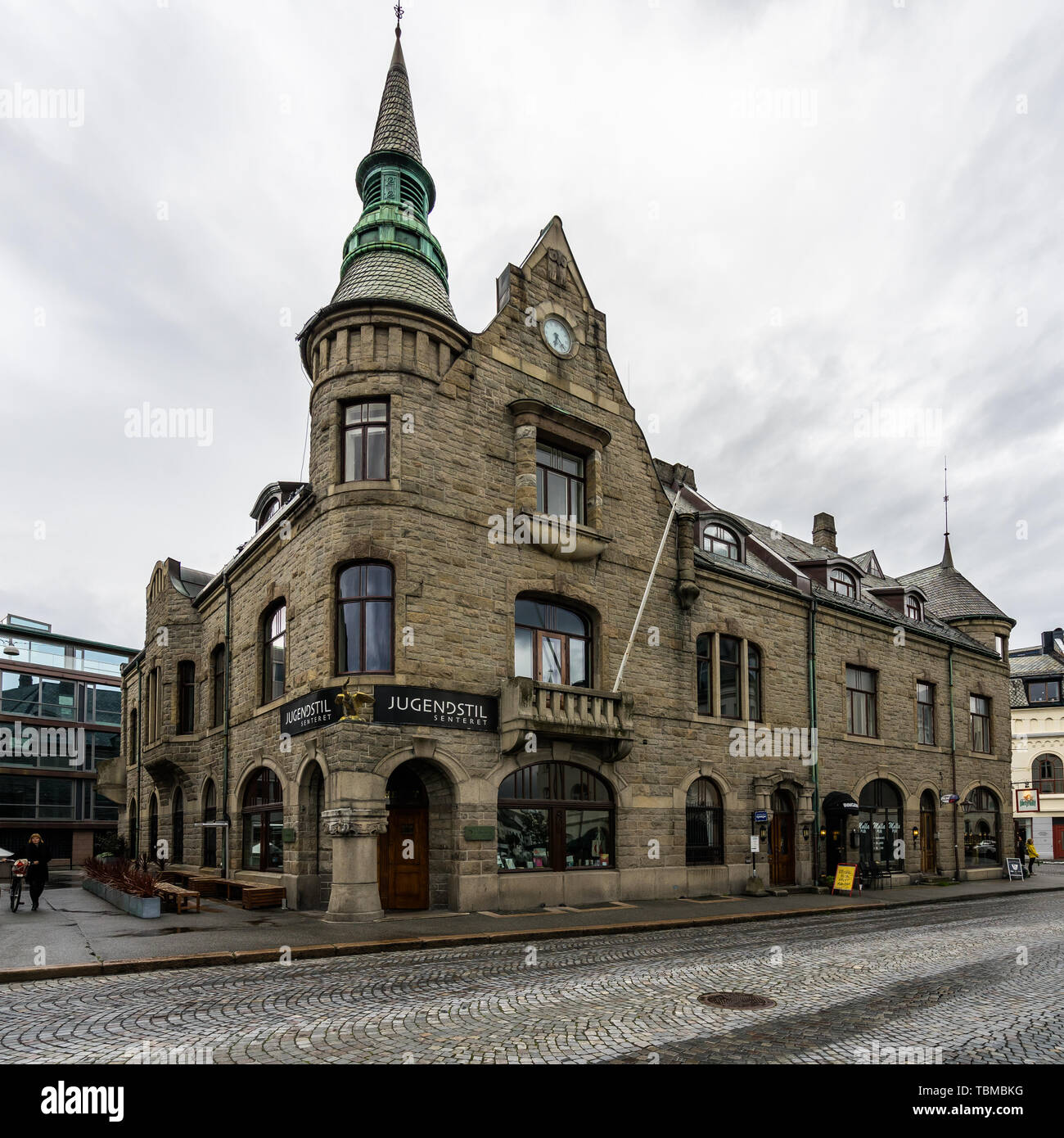 Le Centre d'Art Nouveau (Le Jugendstilsenteret) documents l'histoire de l'architecture unique d'Ålesund. Alesund, More og Romsdal (Norvège), Août 2018 Banque D'Images