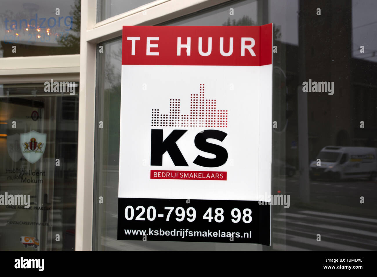 Maison à louer Billboard par KS Bedrijfsmakelaars à Amsterdam aux Pays-Bas 2019 Banque D'Images