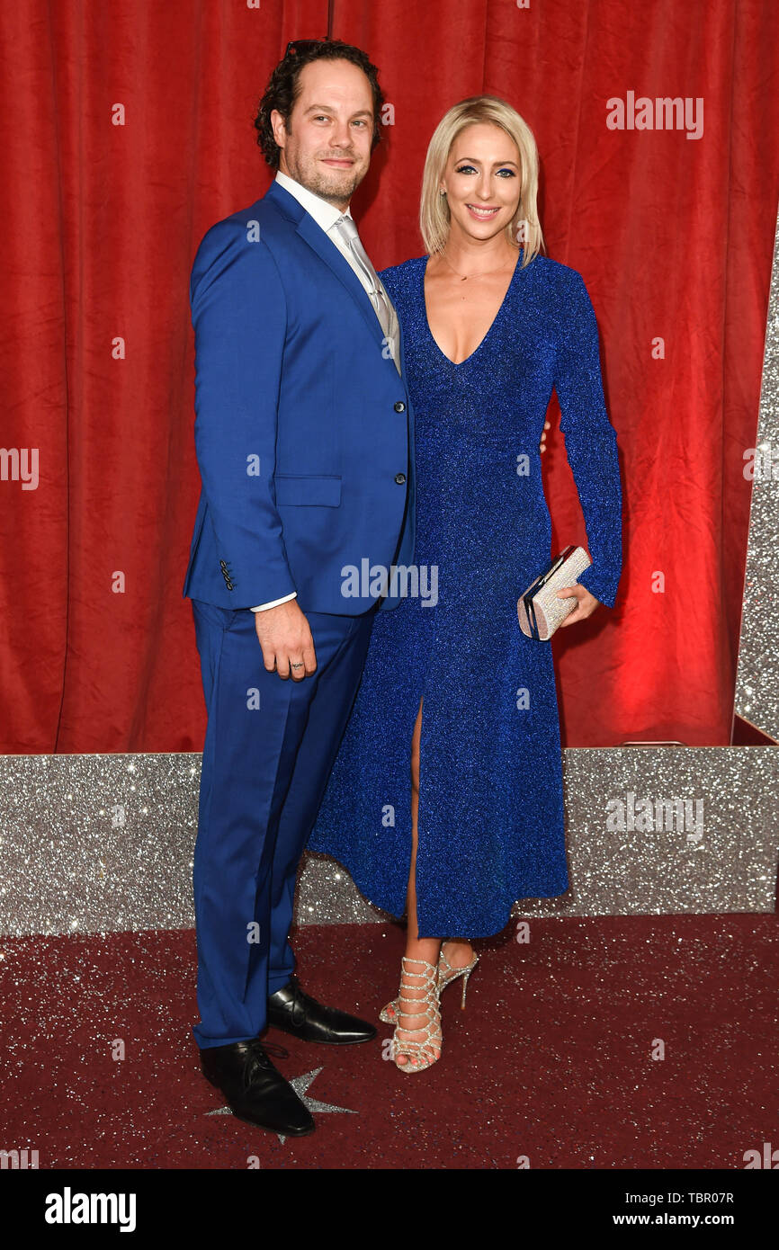 Londres, Royaume-Uni. 01 juin 2019 : Ali Bastian arrivant pour le feuilleton britannique Awards 2019 au théâtre Lowry, Manchester. Photo : Steve Sav/Featureflash Banque D'Images