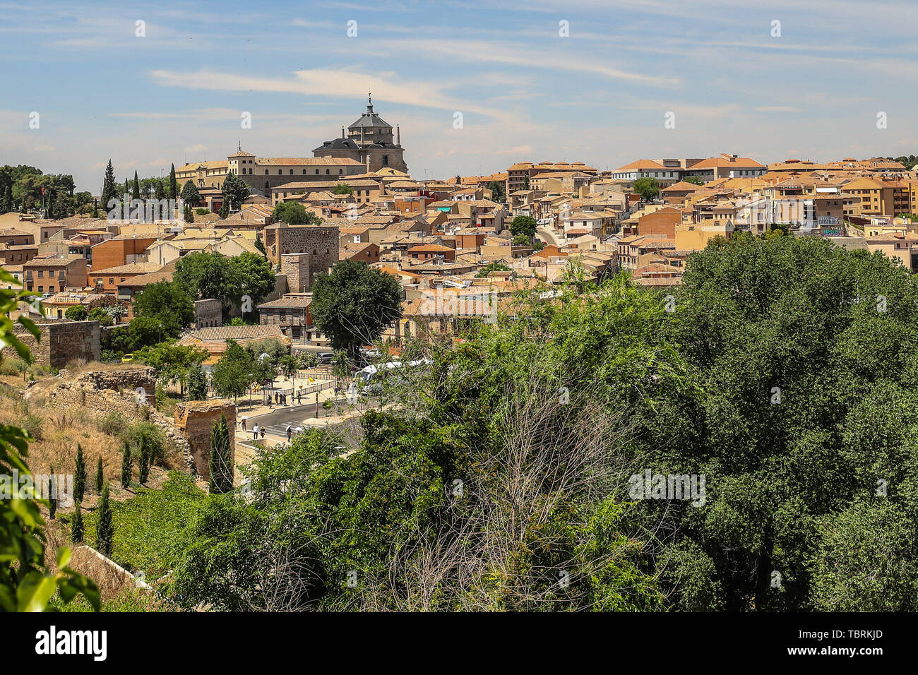 Vue de la ville de Tolède county de l'Espagne dans la province de Tolède, communauté autonome de Castille-La Manche, en Espagne. (PHOTO : VANESSA CARVALHO/BRA Banque D'Images