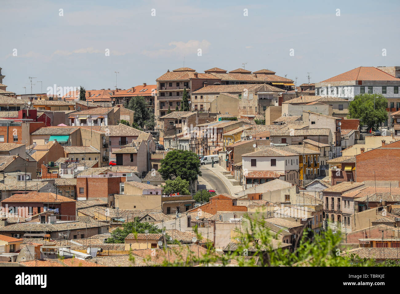 Vue de la ville de Tolède county de l'Espagne dans la province de Tolède, communauté autonome de Castille-La Manche, en Espagne. (PHOTO : VANESSA CARVALHO/BRA Banque D'Images