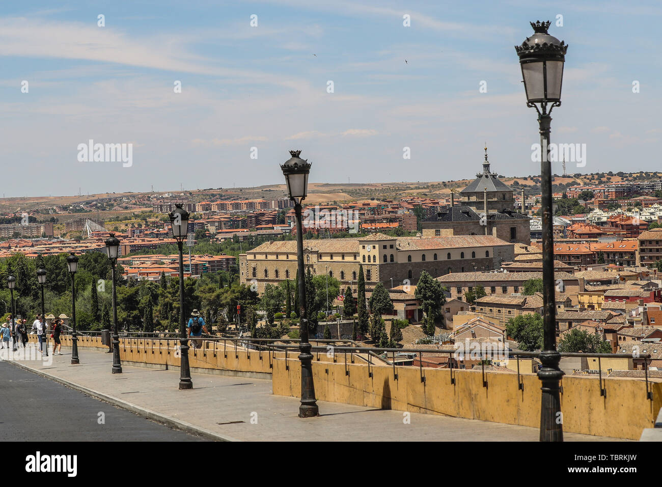 Vue de la ville de Tolède county de l'Espagne dans la province de Tolède, communauté autonome de Castille-La Manche, en Espagne. (PHOTO : VANESSA CARVALHO/BRA Banque D'Images
