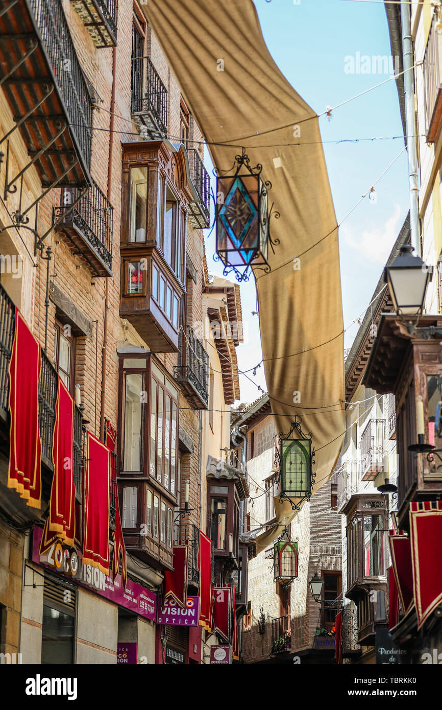 Vue de la ville de Tolède county de l'Espagne dans la province de Tolède, communauté autonome de Castille-La Manche, en Espagne. (PHOTO : VANESSA CARVALHO/BRA Banque D'Images