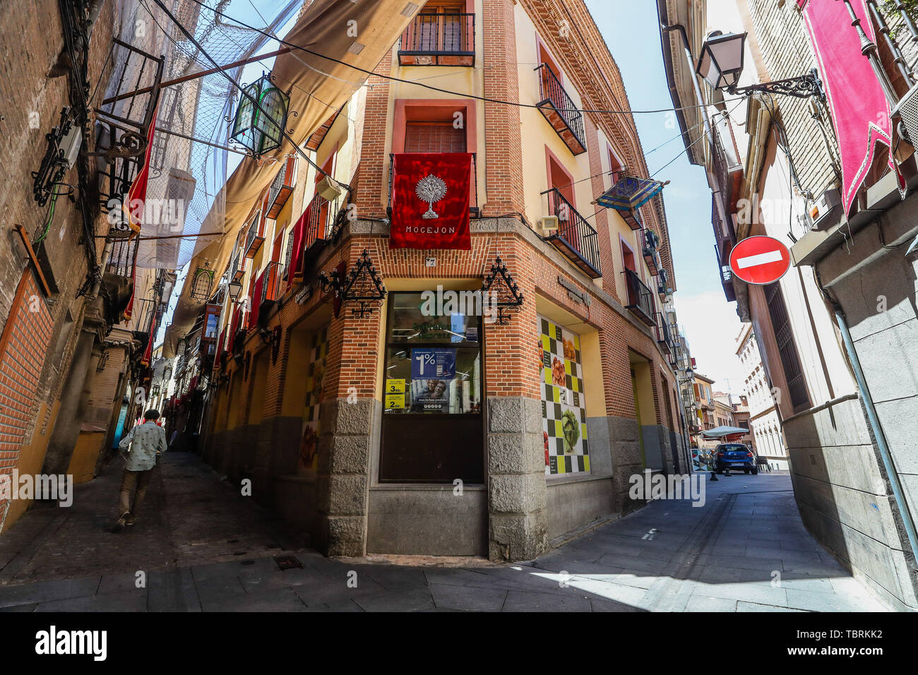 Vue de la ville de Tolède county de l'Espagne dans la province de Tolède, communauté autonome de Castille-La Manche, en Espagne. (PHOTO : VANESSA CARVALHO/BRA Banque D'Images