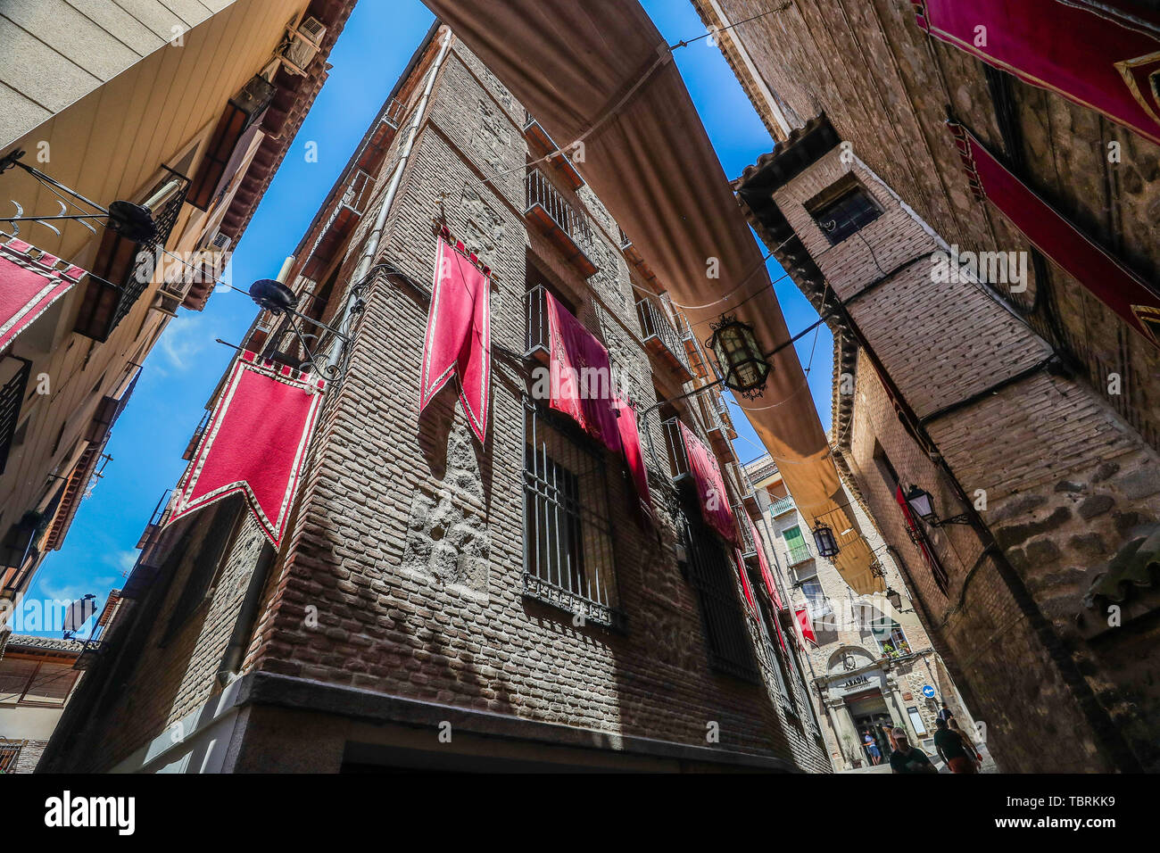 Vue de la ville de Tolède county de l'Espagne dans la province de Tolède, communauté autonome de Castille-La Manche, en Espagne. (PHOTO : VANESSA CARVALHO/BRA Banque D'Images