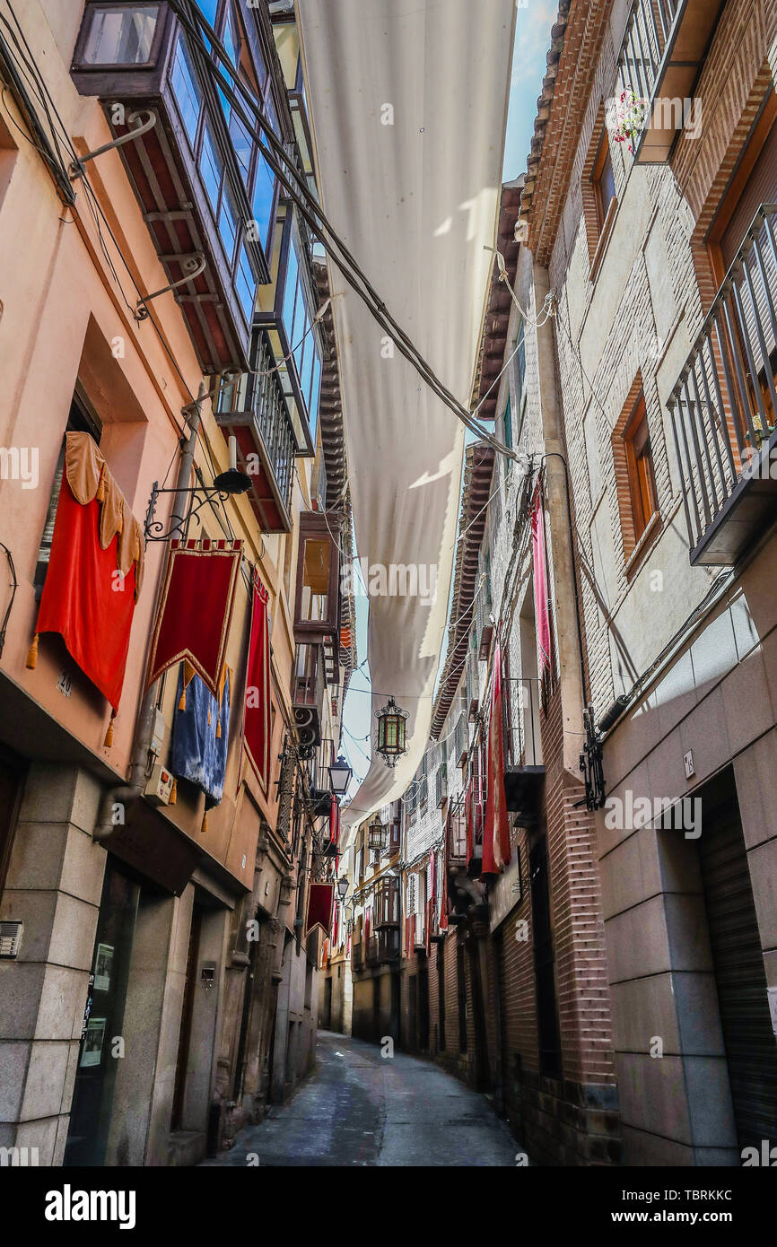 Vue de la ville de Tolède county de l'Espagne dans la province de Tolède, communauté autonome de Castille-La Manche, en Espagne. (PHOTO : VANESSA CARVALHO/BRA Banque D'Images