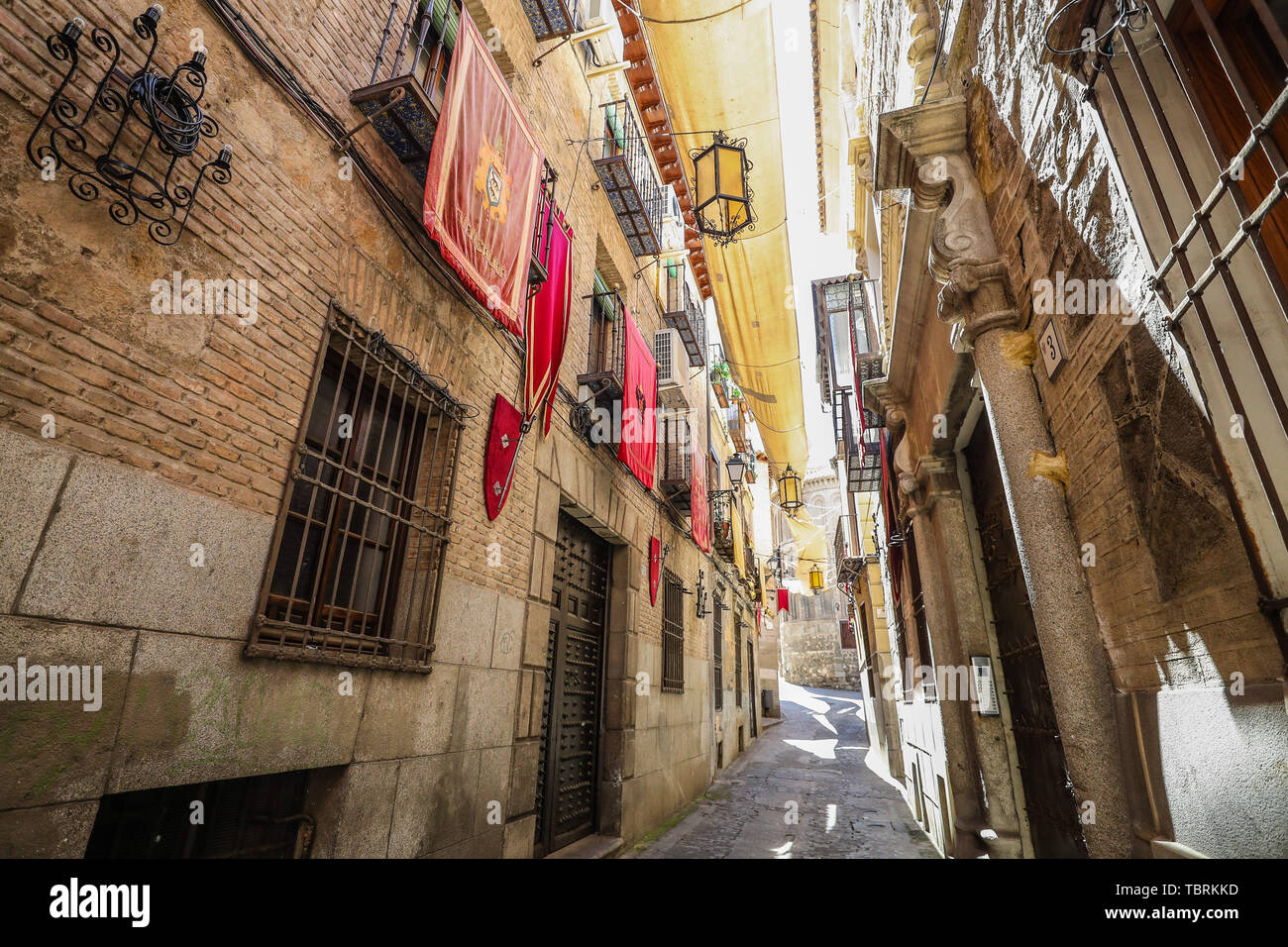 Vue de la ville de Tolède county de l'Espagne dans la province de Tolède, communauté autonome de Castille-La Manche, en Espagne. (PHOTO : VANESSA CARVALHO/BRA Banque D'Images