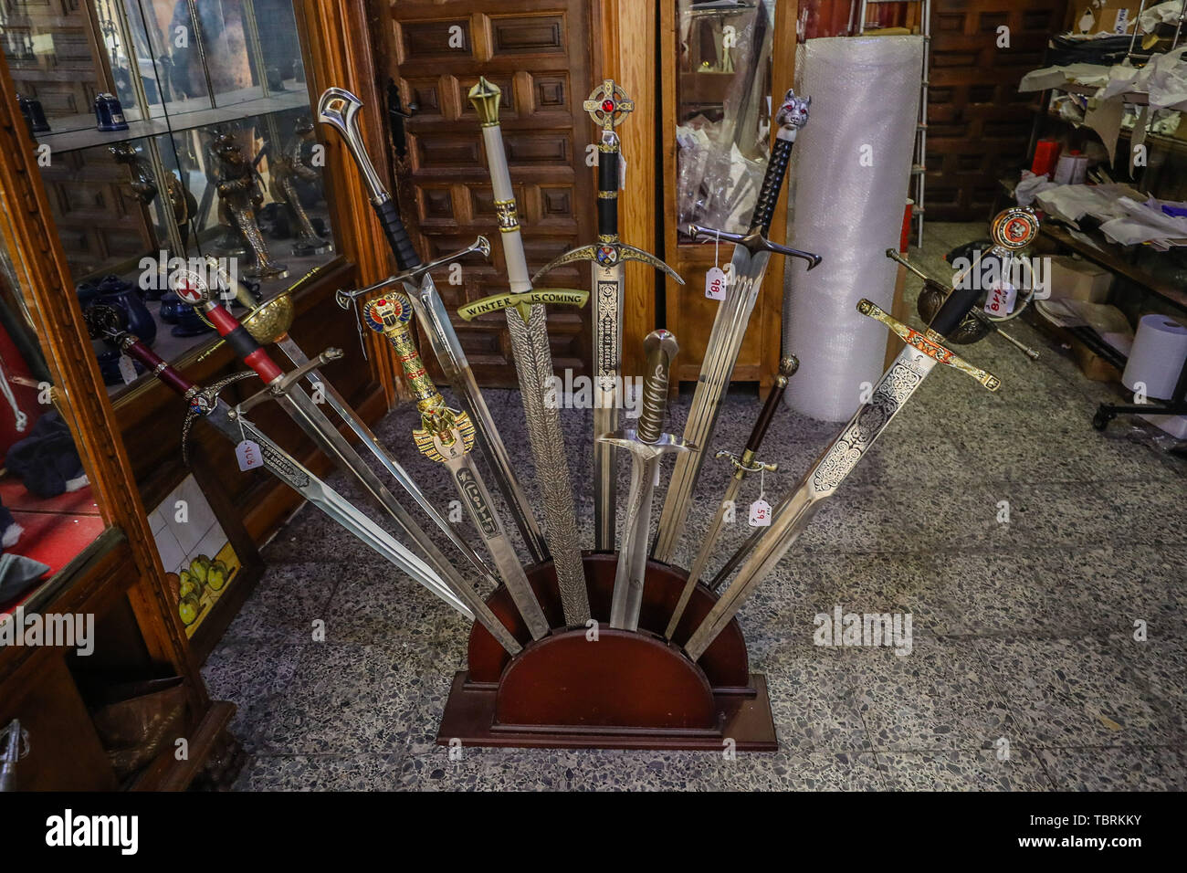 Vue de la ville de Tolède county de l'Espagne dans la province de Tolède, communauté autonome de Castille-La Manche, en Espagne. (PHOTO : VANESSA CARVALHO/BRA Banque D'Images