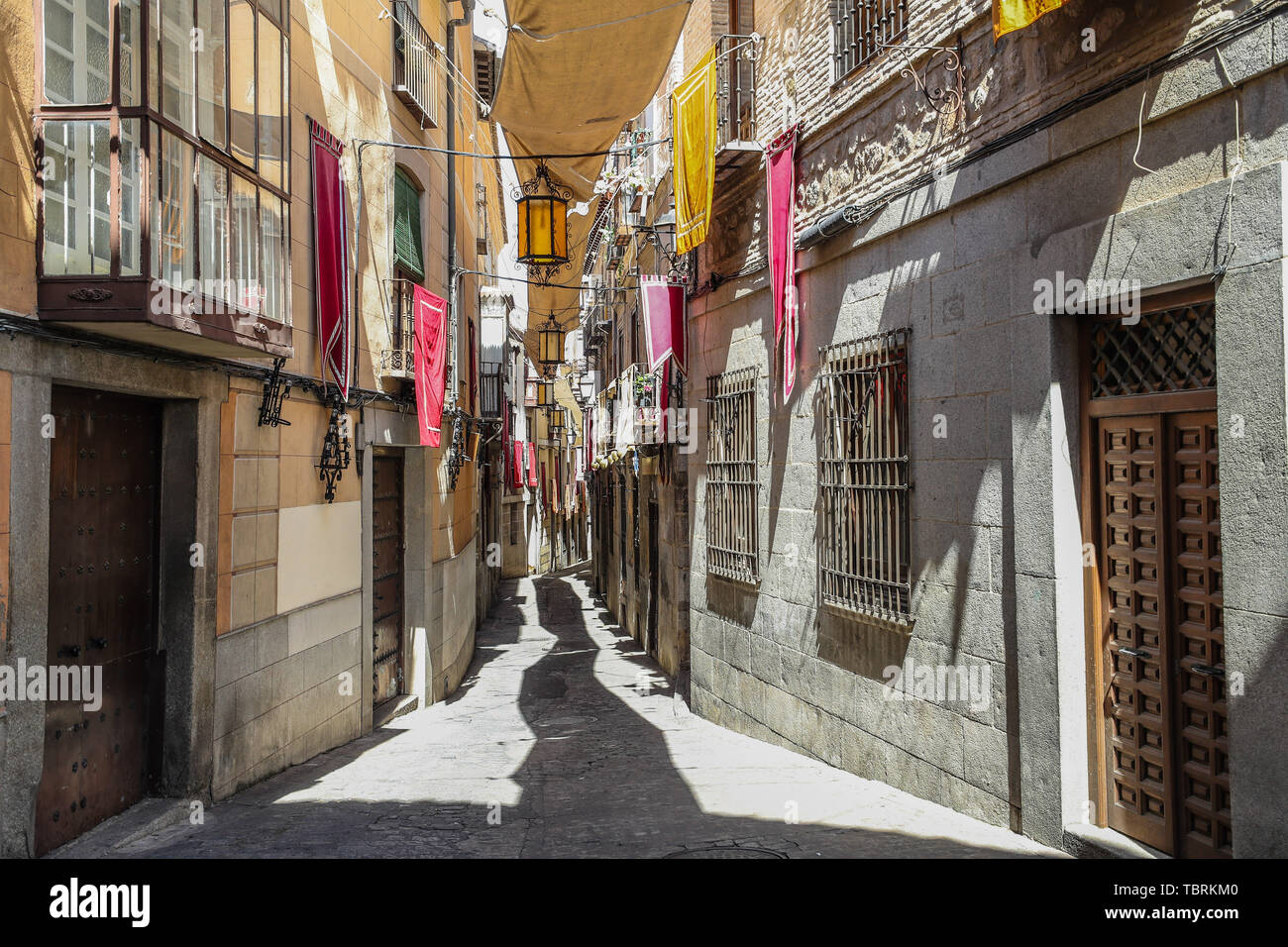 Vue de la ville de Tolède county de l'Espagne dans la province de Tolède, communauté autonome de Castille-La Manche, en Espagne. (PHOTO : VANESSA CARVALHO/BRA Banque D'Images