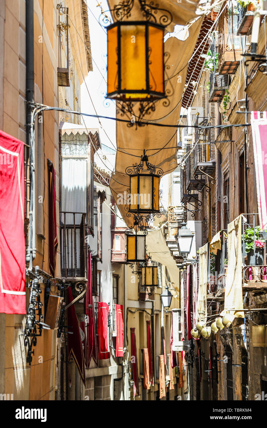 Vue de la ville de Tolède county de l'Espagne dans la province de Tolède, communauté autonome de Castille-La Manche, en Espagne. (PHOTO : VANESSA CARVALHO/BRA Banque D'Images