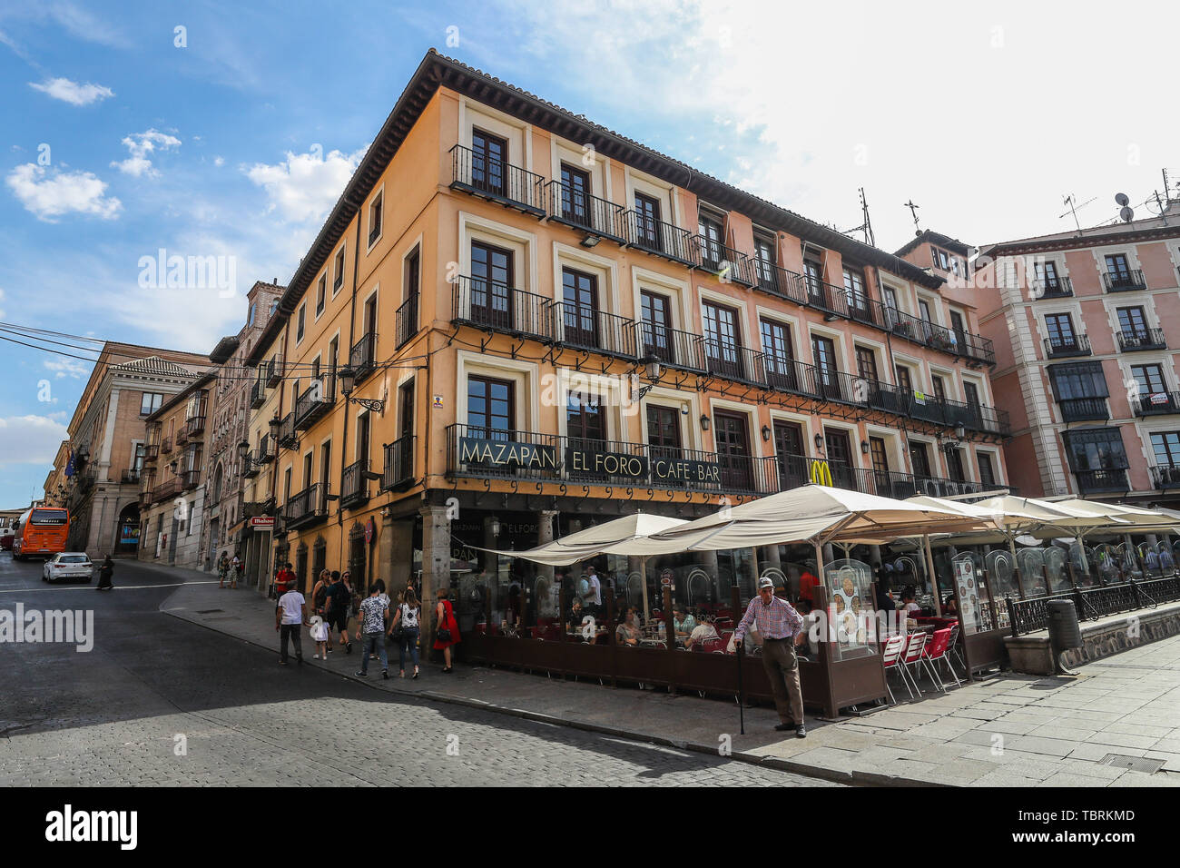 Vue de la ville de Tolède county de l'Espagne dans la province de Tolède, communauté autonome de Castille-La Manche, en Espagne. (PHOTO : VANESSA CARVALHO/BRA Banque D'Images