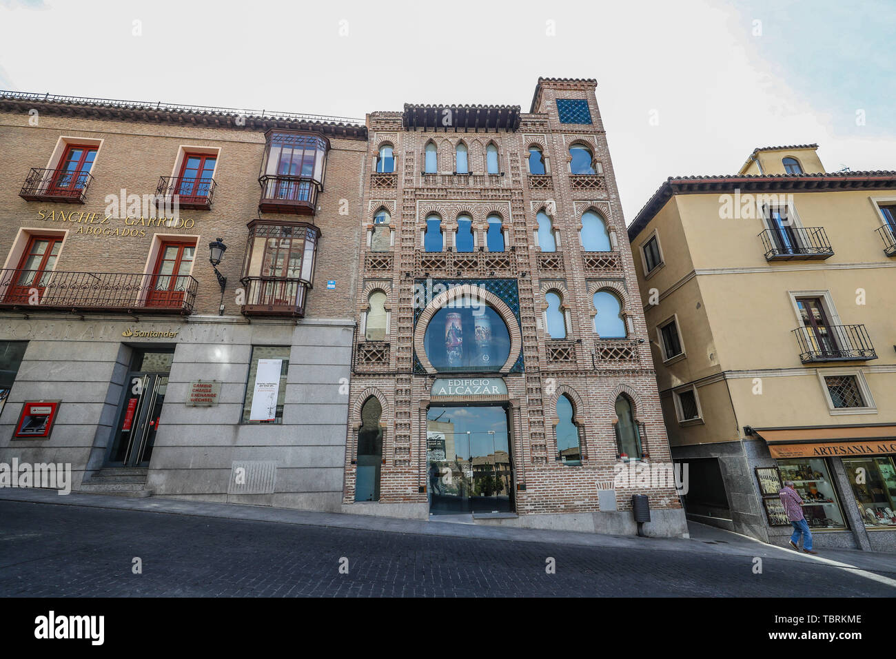 Vue de la ville de Tolède county de l'Espagne dans la province de Tolède, communauté autonome de Castille-La Manche, en Espagne. (PHOTO : VANESSA CARVALHO/BRA Banque D'Images