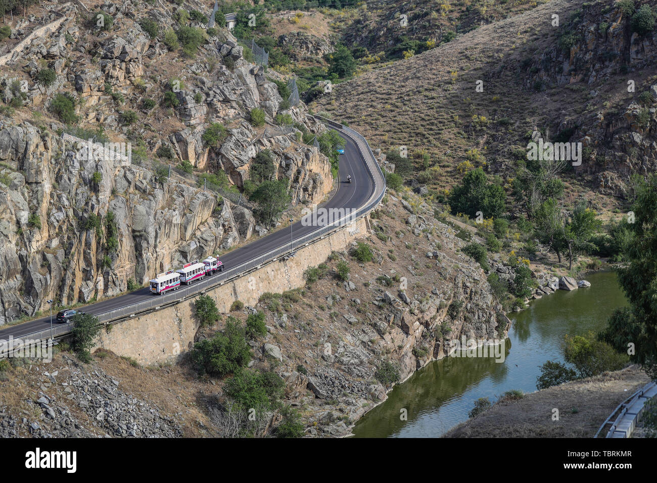 Vue de la ville de Tolède county de l'Espagne dans la province de Tolède, communauté autonome de Castille-La Manche, en Espagne. (PHOTO : VANESSA CARVALHO/BRA Banque D'Images